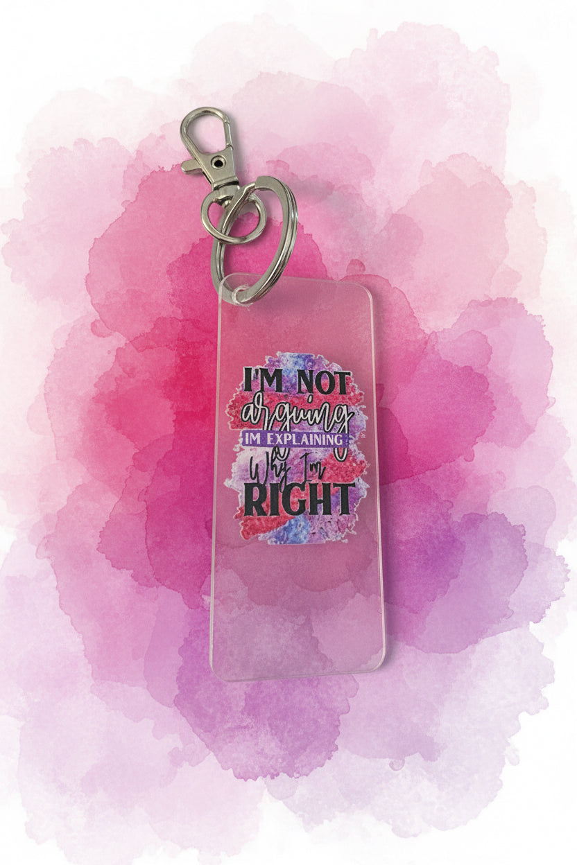 I’m not arguing…