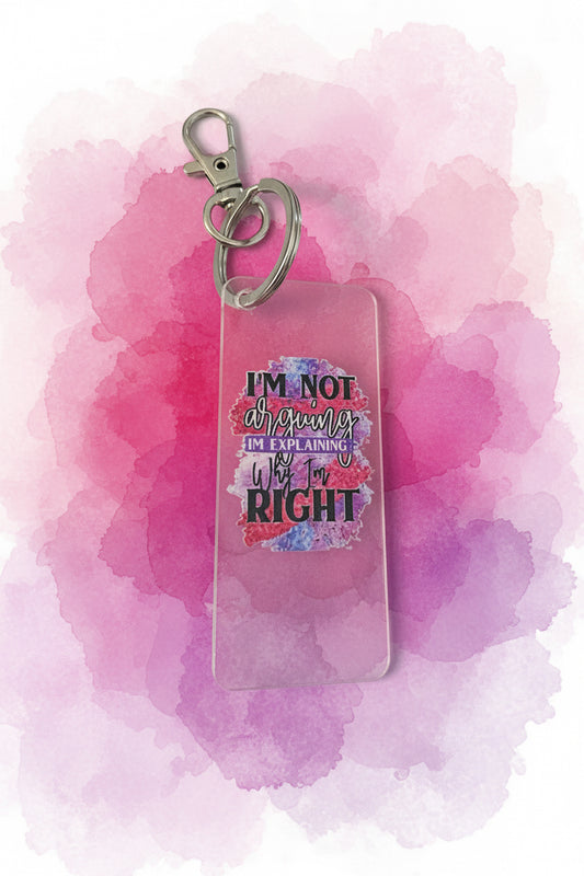 I’m not arguing…